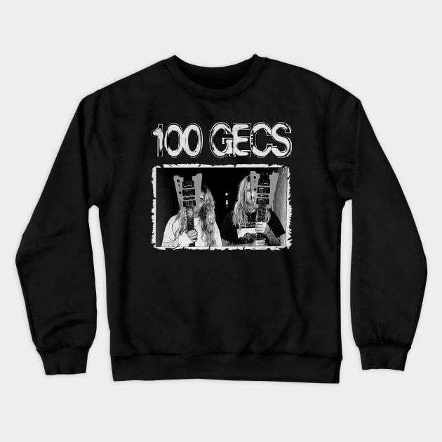 100 Gecs band Crewneck Sweatshirt by Powder.Saga art